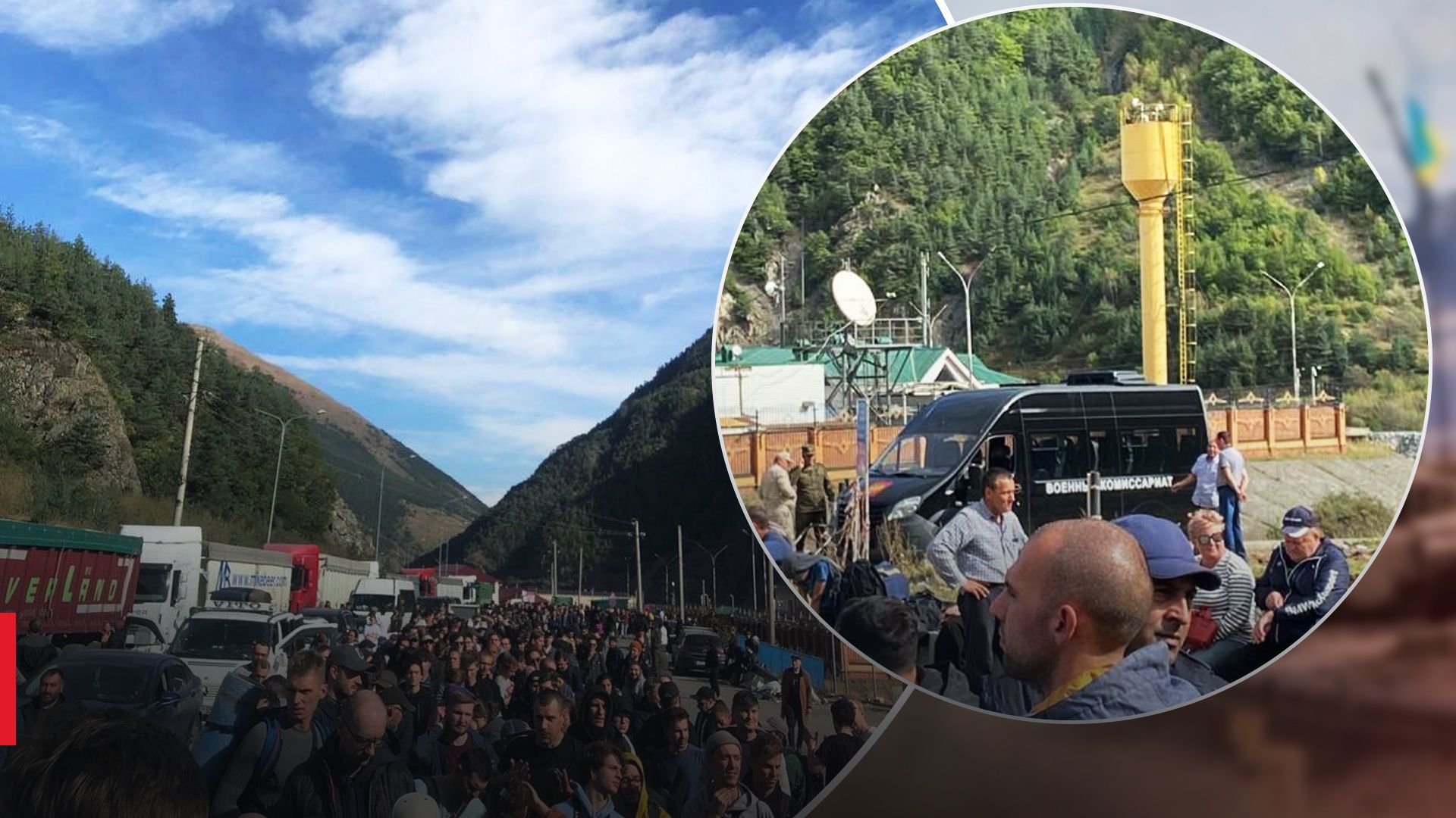 К границе с Грузией прибыл автобус из военкомата К границе с Грузией прибыл автобус из военкомата