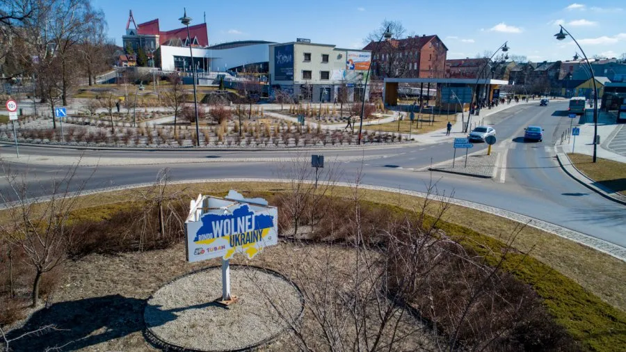 Круговой перекресток Свободной Украины в Белостоке