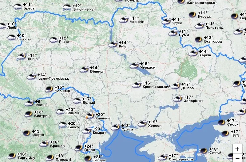 Погода в Украине Погода в Украине