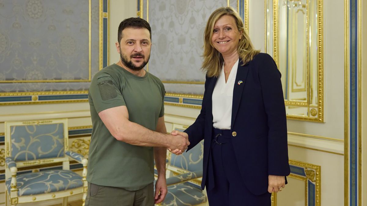 Володимир Зеленський зустрівся з главою нижньої палати парламенту Франції Володимир Зеленський зустрівся з главою нижньої палати парламенту Франції