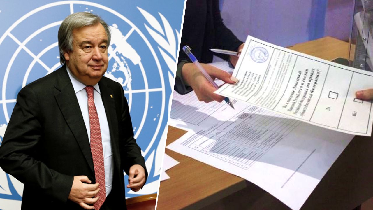  Генсек ООН Антониу Гутерреш прокомментировал референдумы - подробности