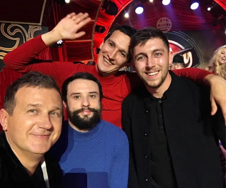 Юрій Горбунов з командою Юрій Горбунов з командою