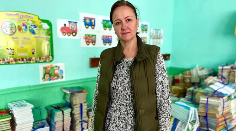 Лилии Сироус приказали уничтожить тысячи украинских учебников, она их спрятала.