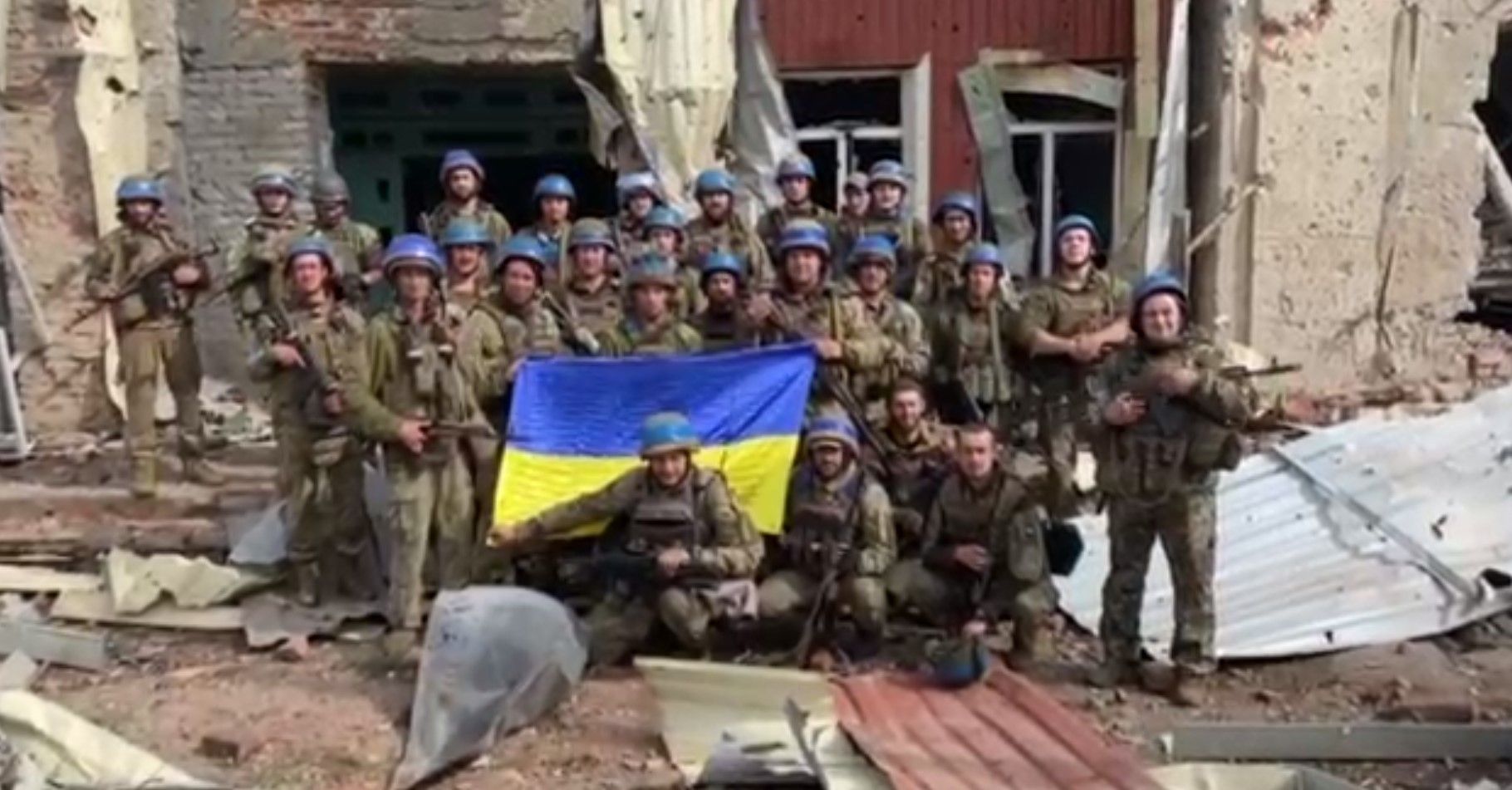 Прапор України вже у Дробишевому – це за 10 кілометрів від Лимана: показуємо на карті - 24 Канал Прапор України вже у Дробишевому – це за 10 кілометрів від Лимана: показуємо на карті - 24 Канал