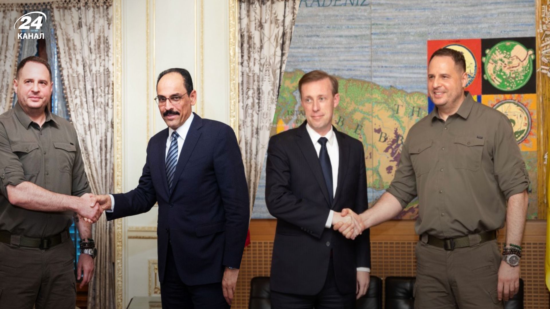Ермак встретился с советниками Байдена и Эрдогана.