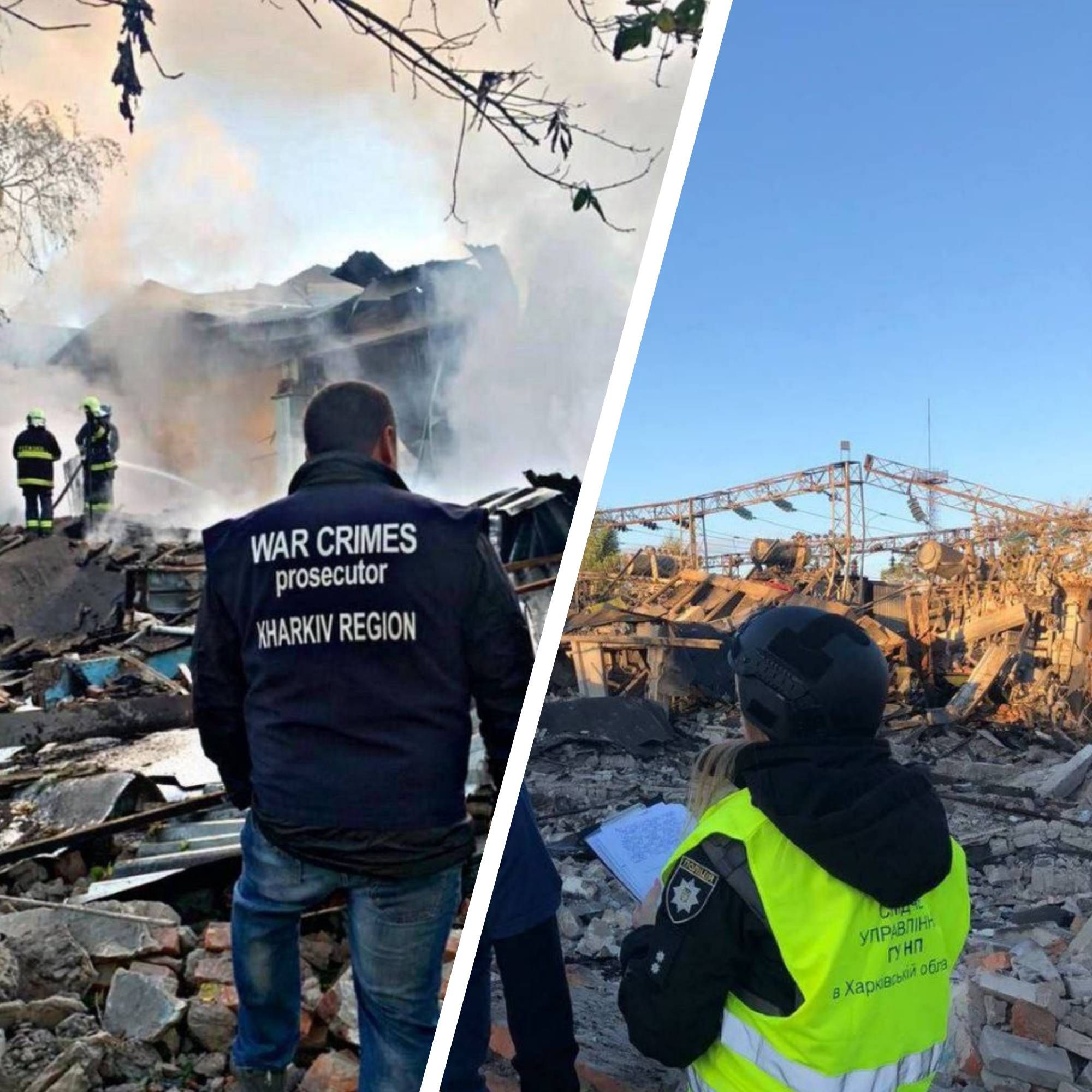 Обстріл Харкова - ракета влучила в інфраструктурний об'єкт залізниці Обстріл Харкова - ракета влучила в інфраструктурний об'єкт залізниці