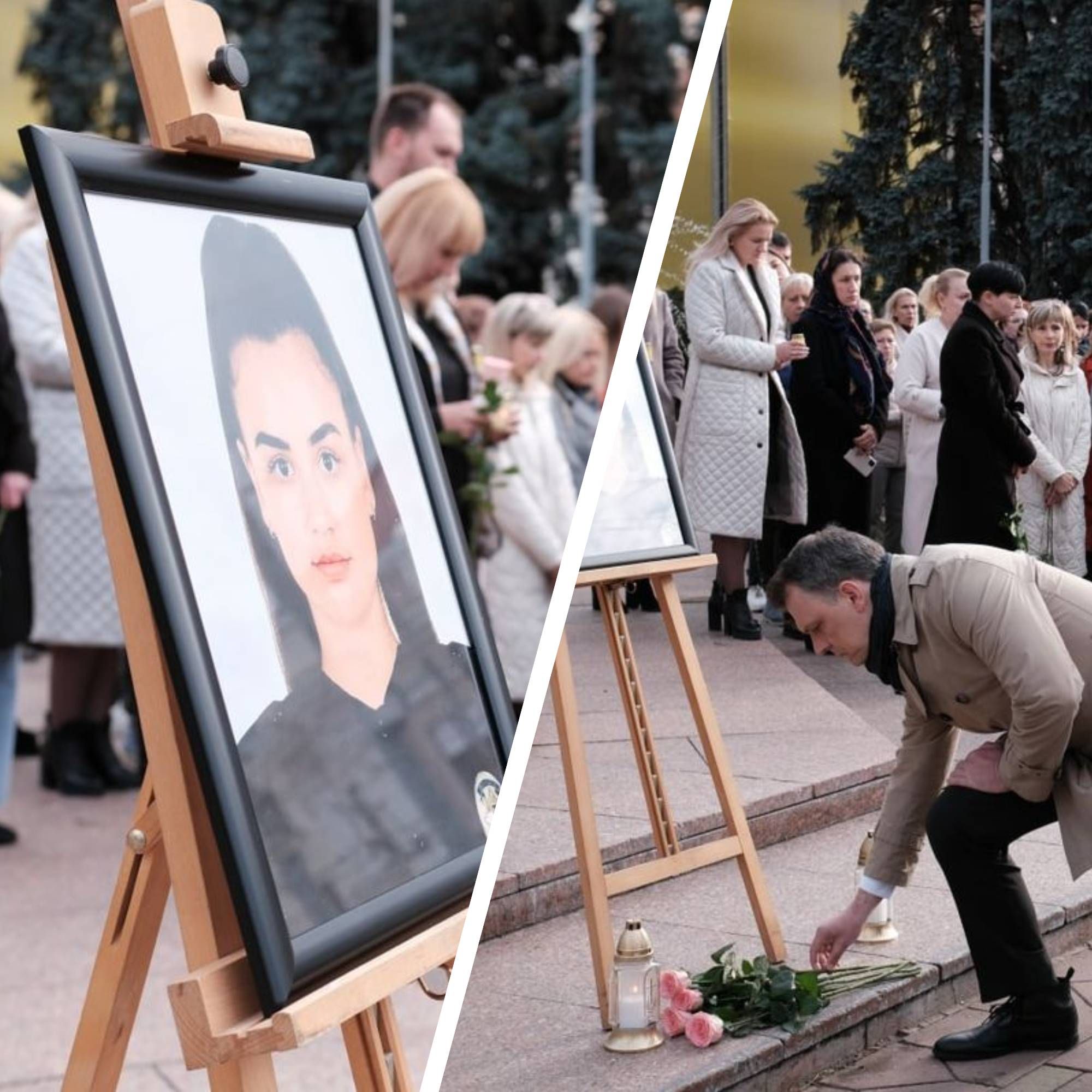 Черновцы стрельба - в городе чтят память убитой полицейской Таисии Татарин 