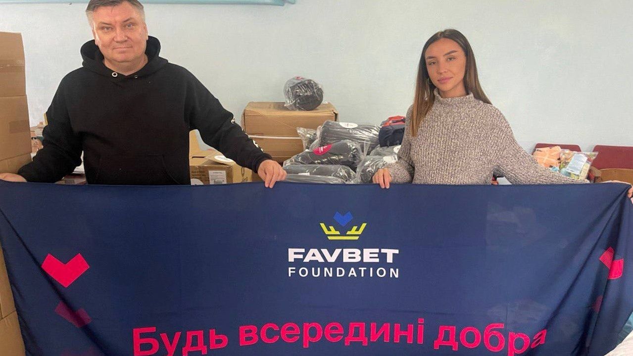 Favbet забезпечив переселенців речами першої необхідності