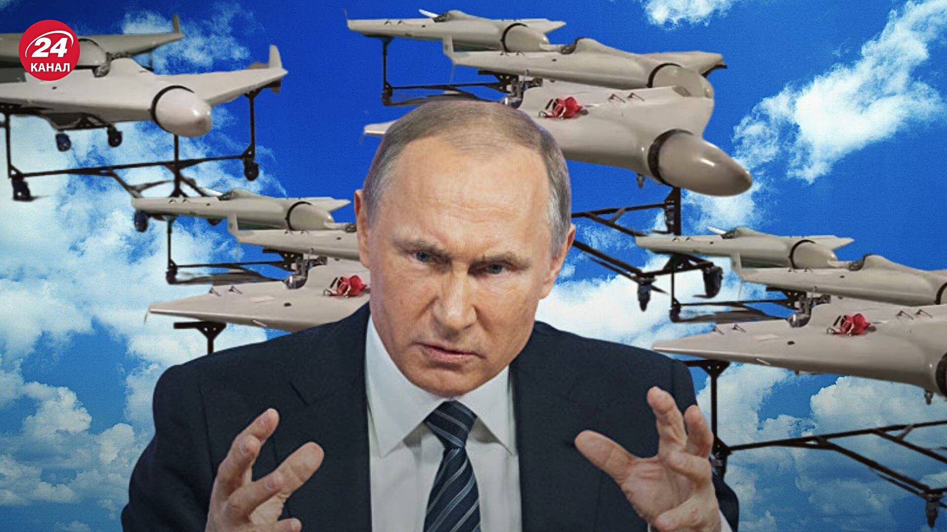 У Повітряних Силах ЗСУ розповіли, скільки у Росії іранських дронів 