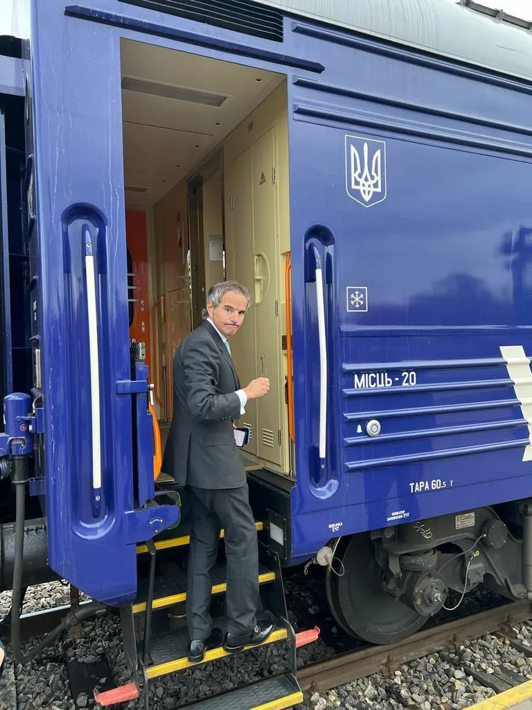 Гендиректор МАГАТЕ Гроссі прибув до України на важливі зустрічі щодо майбутнього ЗАЕС Гендиректор МАГАТЕ Гроссі прибув до України на важливі зустрічі щодо майбутнього ЗАЕС