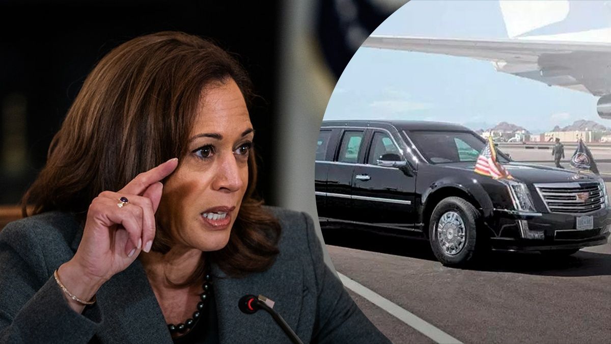 Кортеж Камали Гарріс потрапив у ДТП Кортеж Камали Гарріс потрапив у ДТП