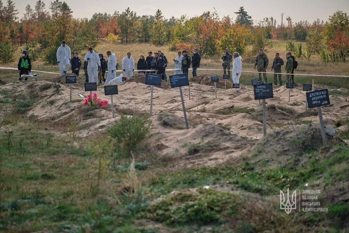 У Лимані виявили велику братську могилу: серед похованих цілі сім'ї та діти