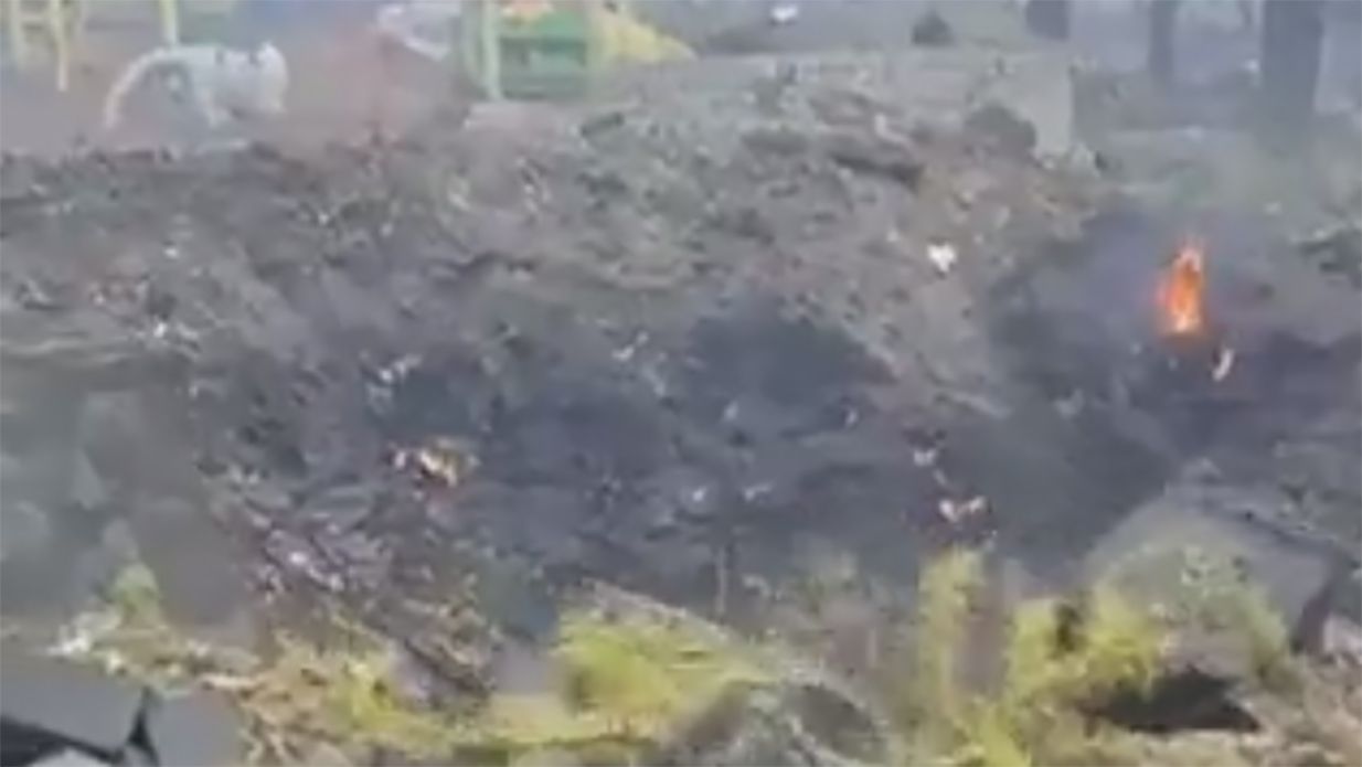 Взрывы в Киеве - оккупанты обстреляли детскую площадку - видео - Новости Киева