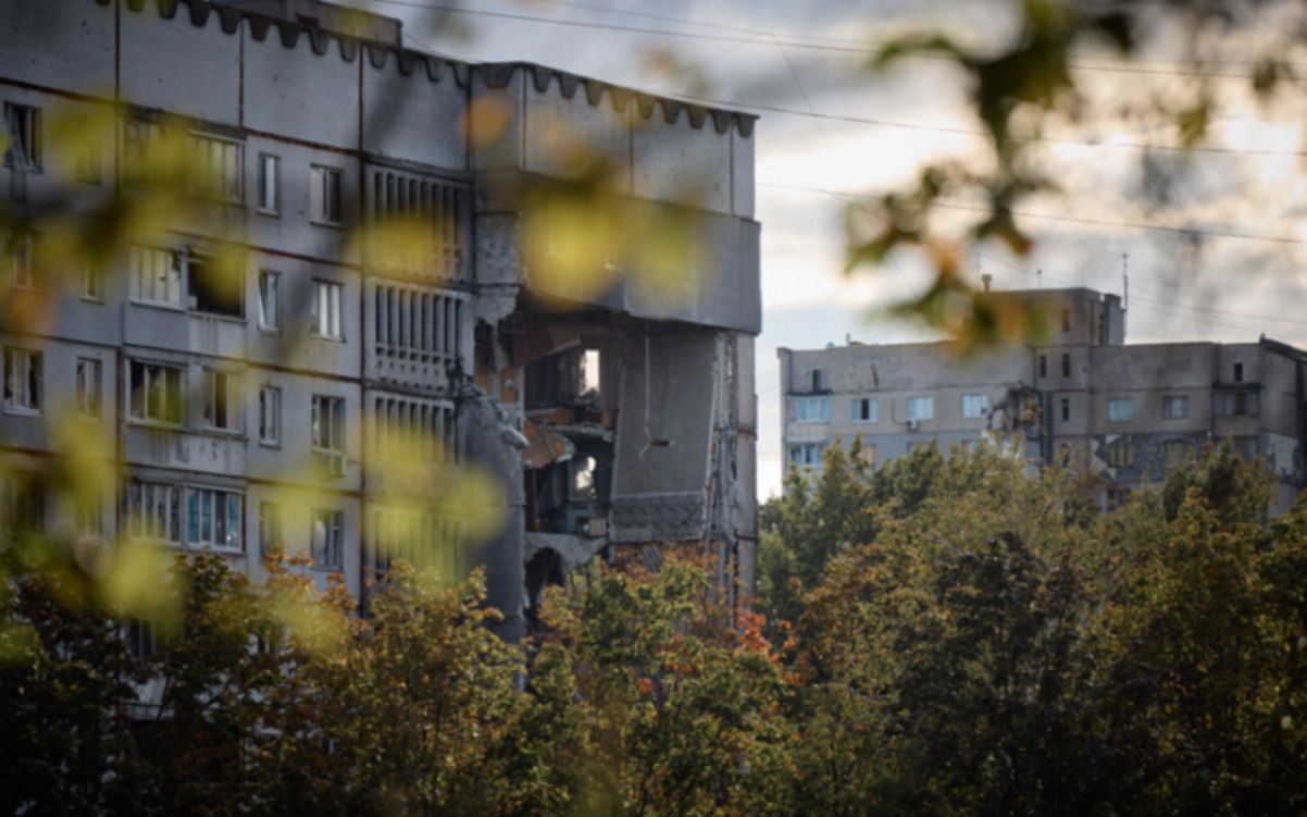 Обстріляні будинки в Харкові, фото ілюстративне