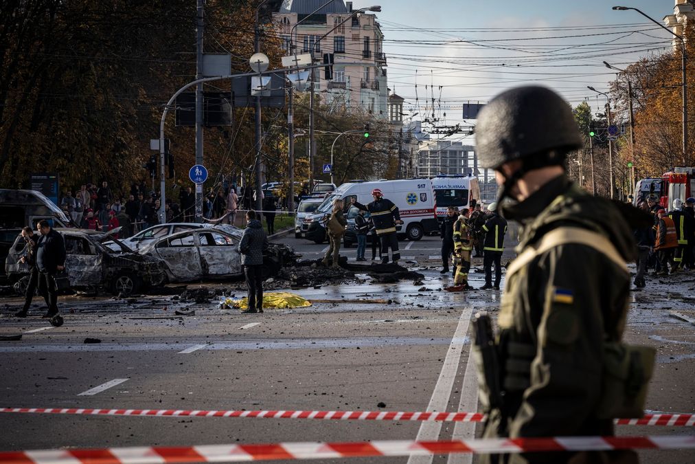 Фото обстрела украины