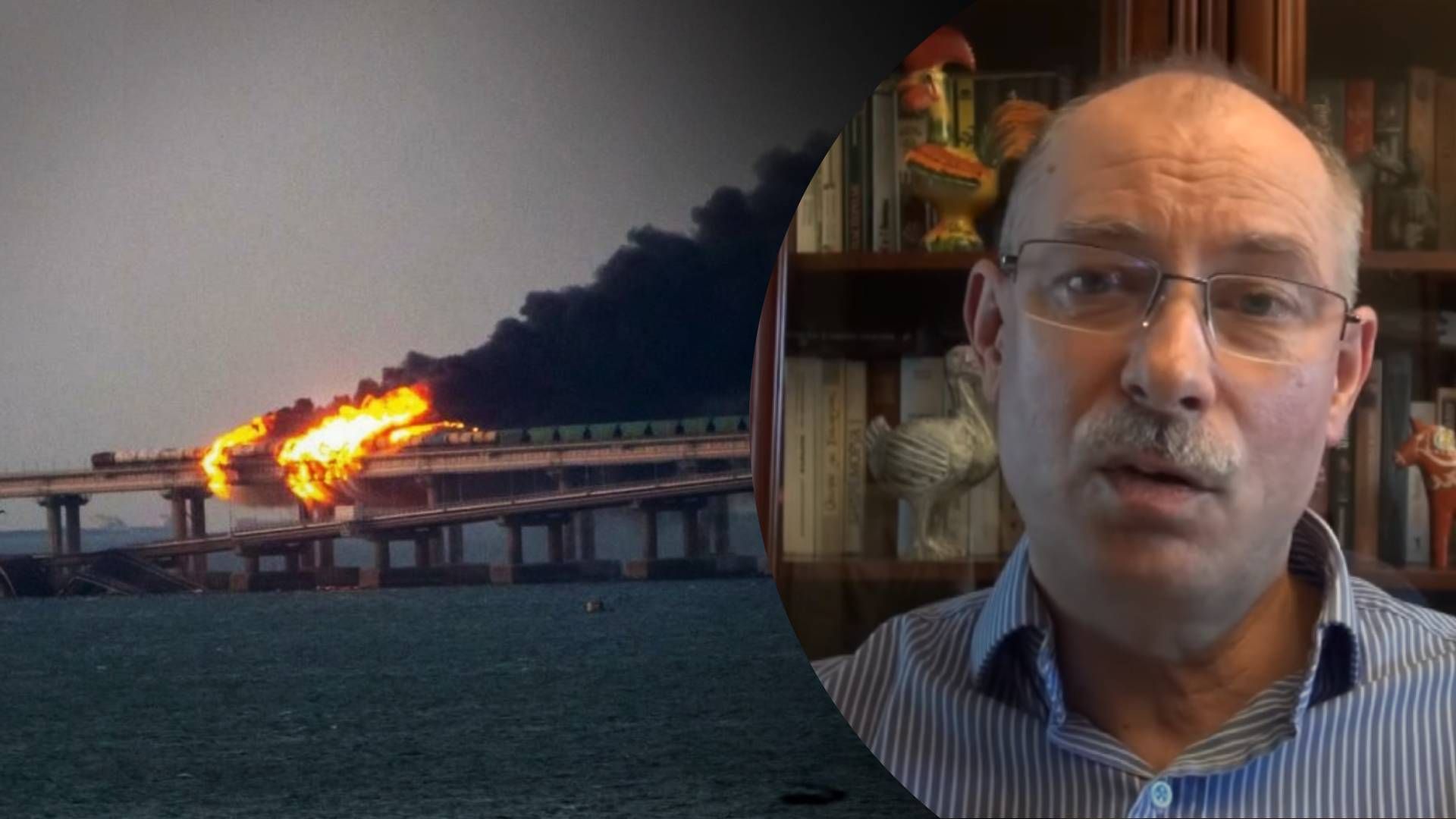 Важлива роль потяга - які є версії вибуху на Кримському мосту Важлива роль потяга - які є версії вибуху на Кримському мосту