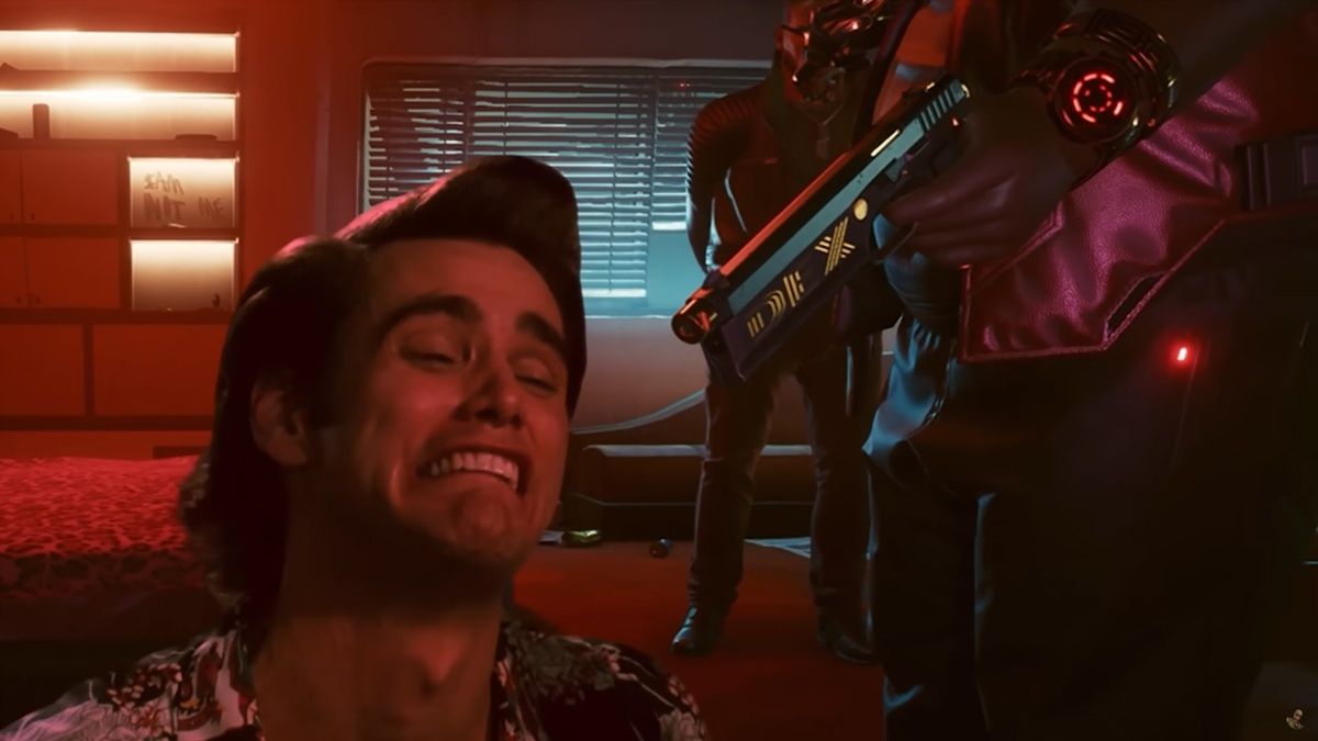 Ейс Вентура потрапив у Cyberpunk 2077: кумедне відео