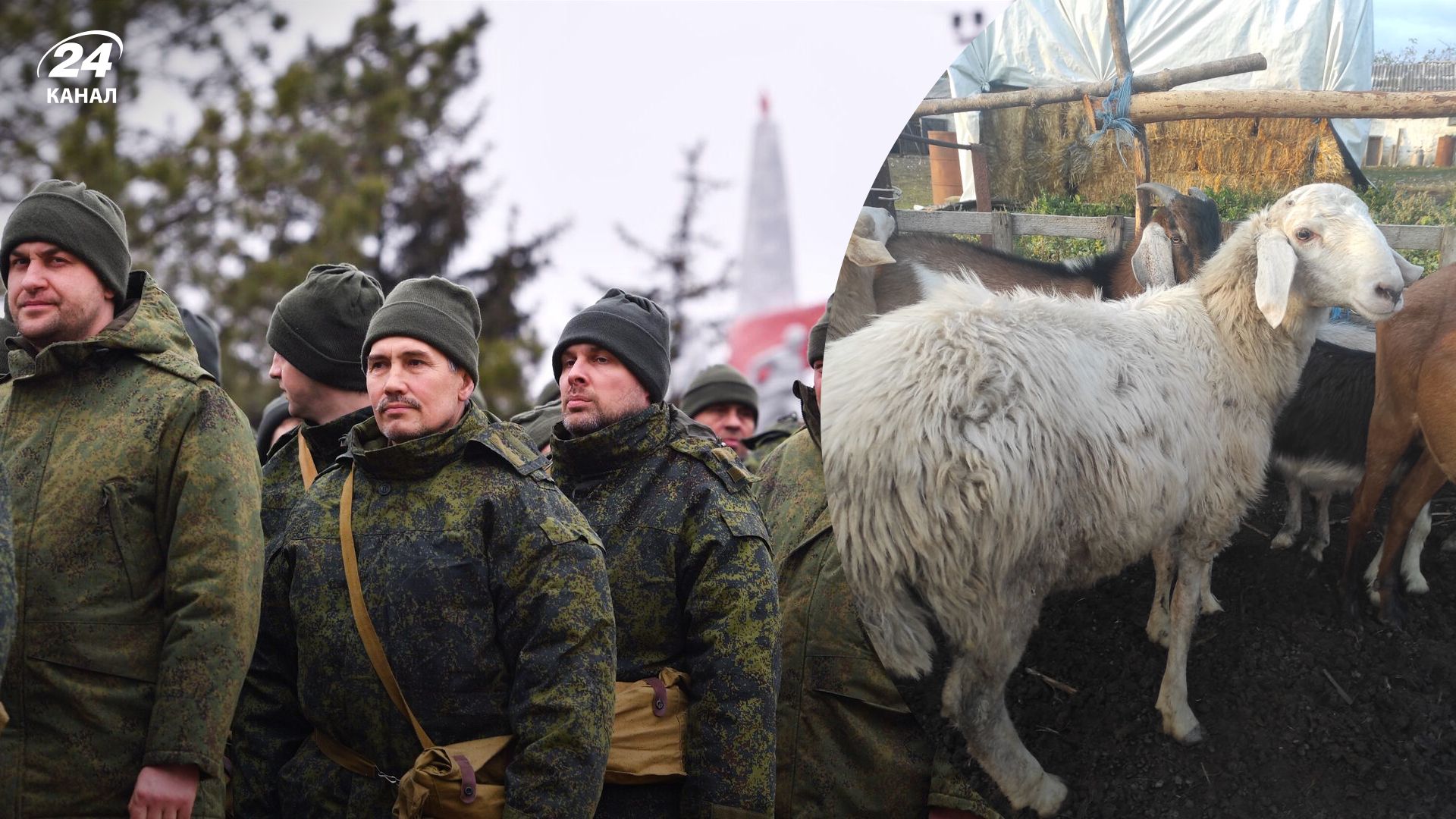 Часткова мобілізація в Росії - за мобіків віддають баранів, рибу та дрова