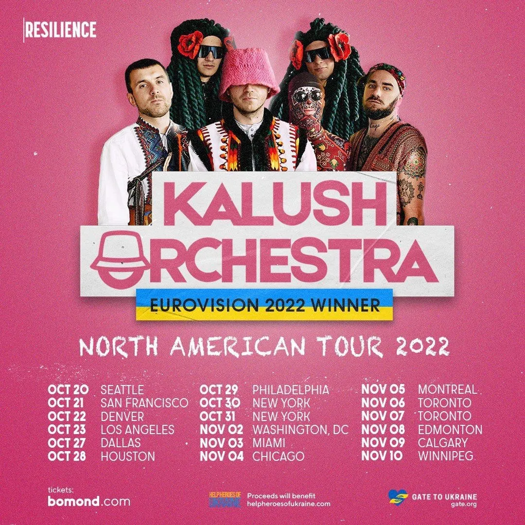 Kalush Orchestra їде у США та Канаду