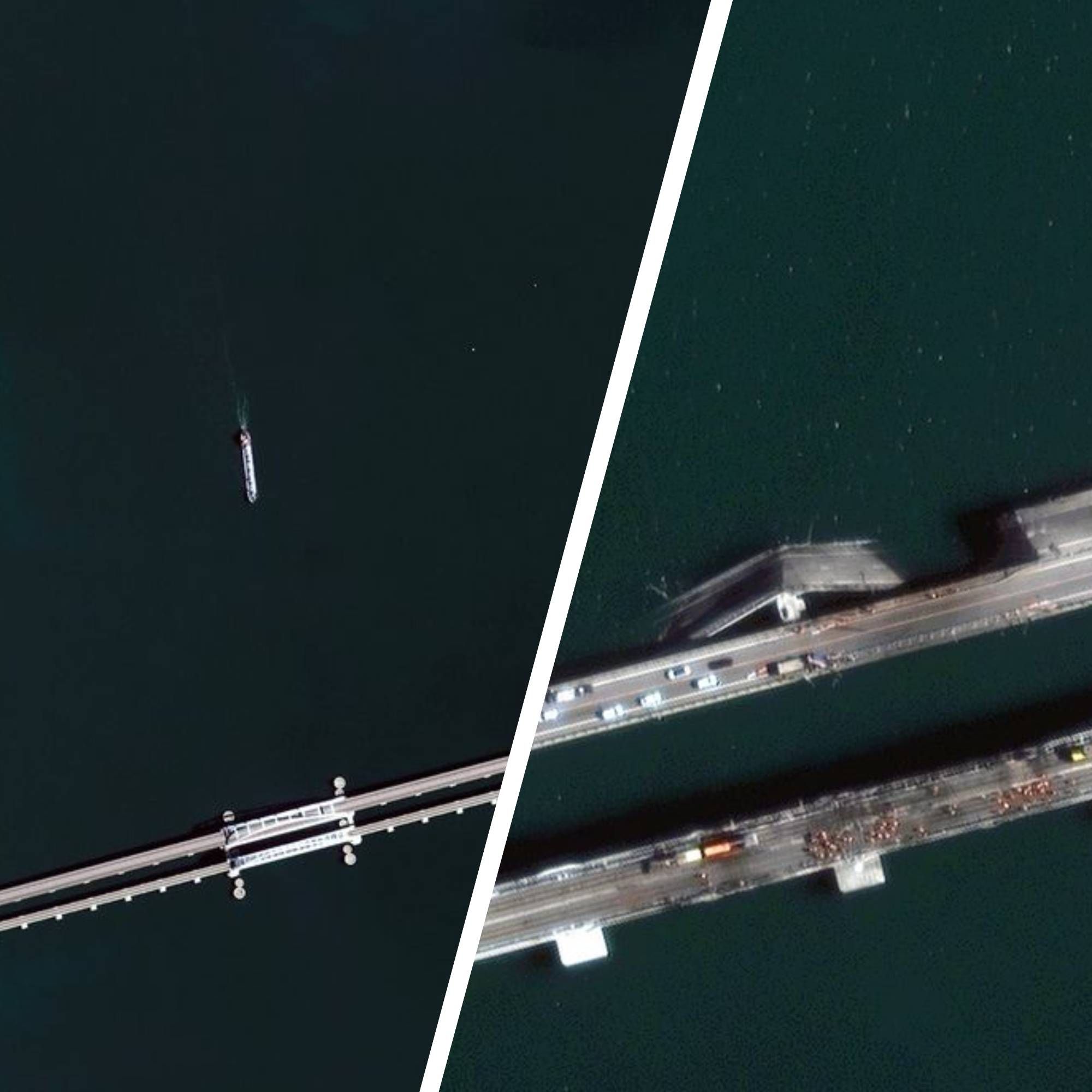 Крымский мост - что сейчас происходит на Крымском мосту