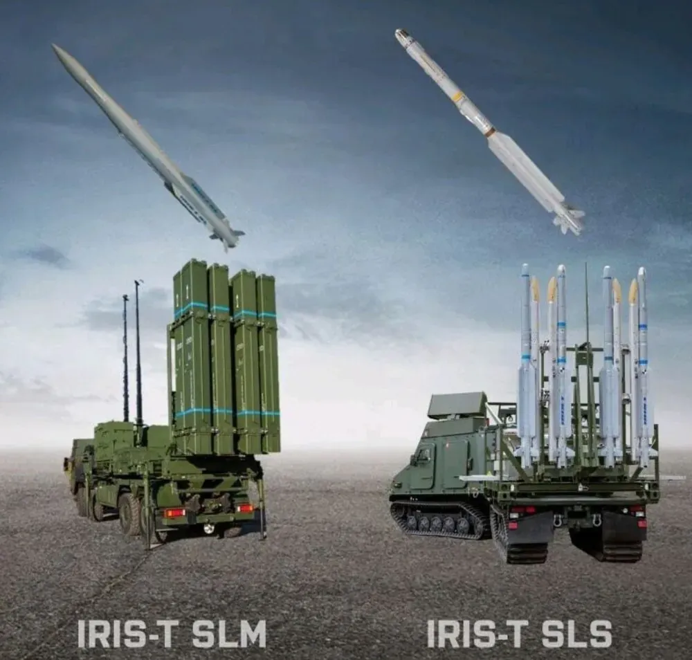 Как выглядят IRIS-T SLM и IRIS-T SLS
