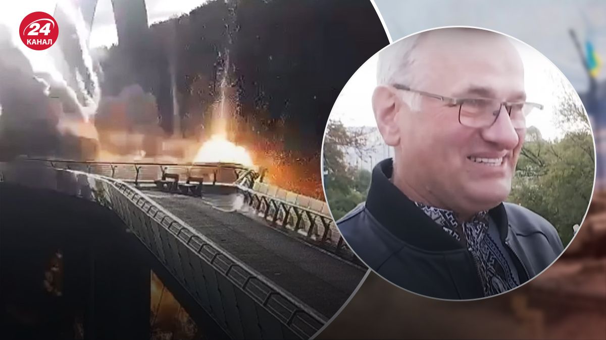 Михаил Пята был на пешеходном мосту в Киеве в момент взрыва Михаил Пята был на пешеходном мосту в Киеве в момент взрыва