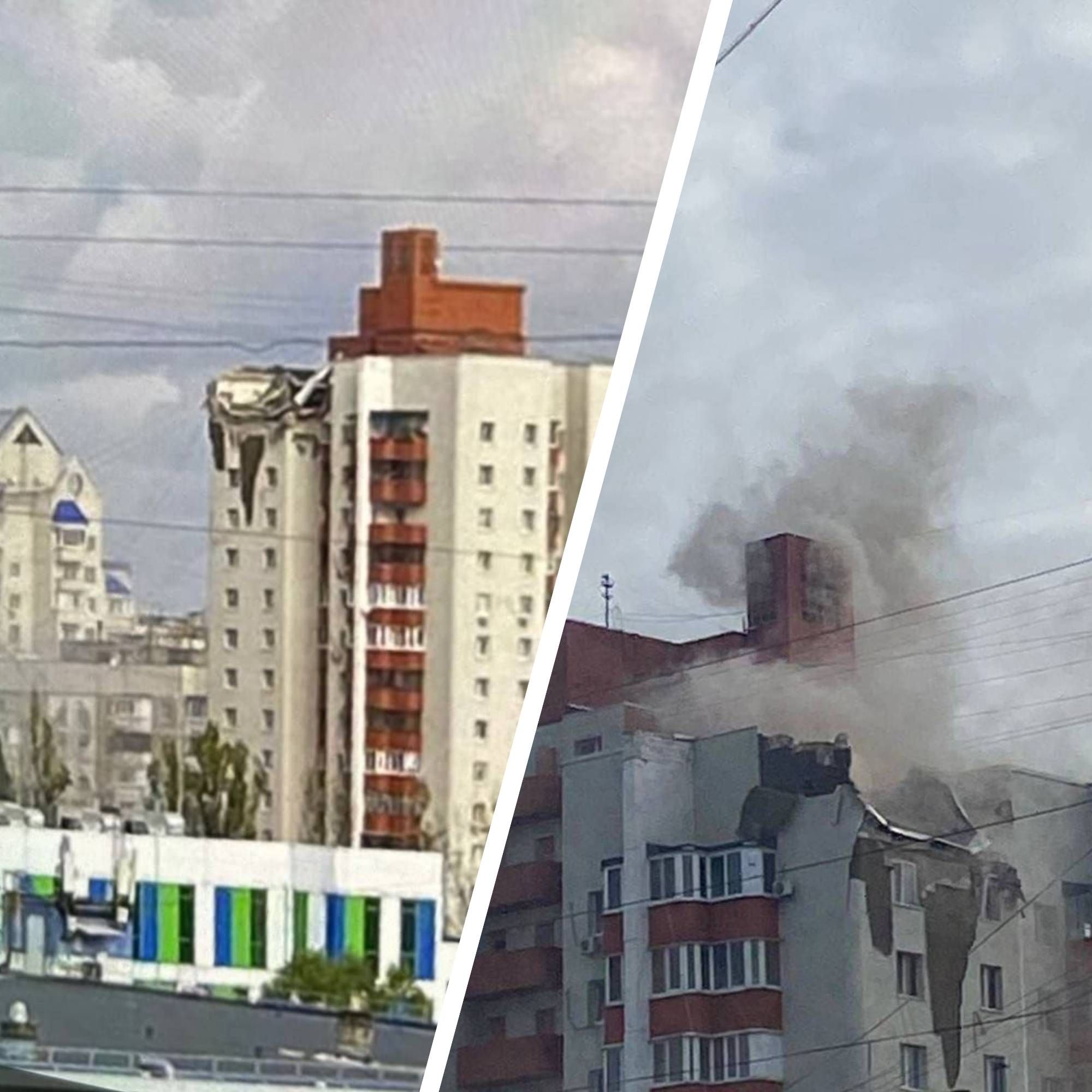 Бєлгород - у Бєлгороді ППО та уламки ракети понищили будинки місцевих жителів Бєлгород - у Бєлгороді ППО та уламки ракети понищили будинки місцевих жителів