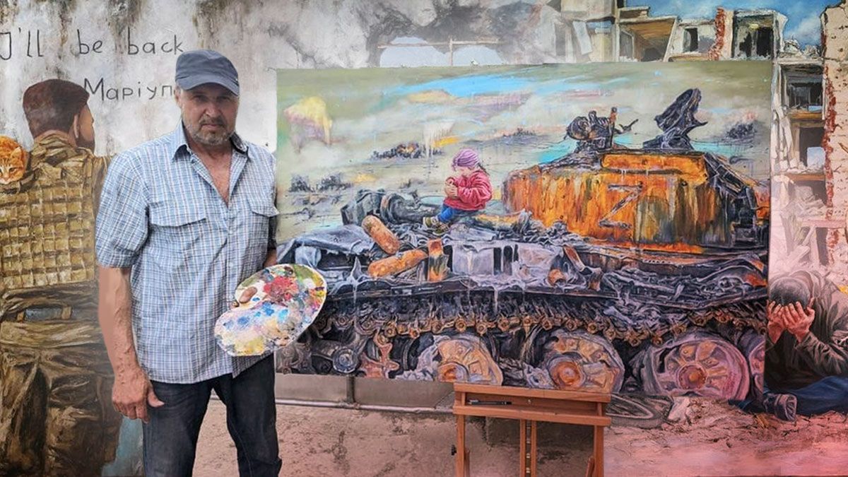 Снаряды падают рядом, дома горят, повсюду трупы, – художник о жизни в уничтоженном Мариуполе Снаряды падают рядом, дома горят, повсюду трупы, – художник о жизни в уничтоженном Мариуполе