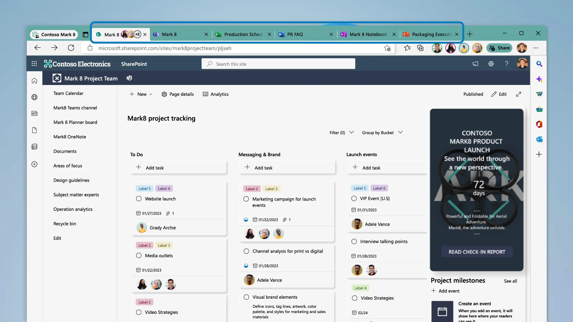 Вкладки Microsoft Вкладки Microsoft