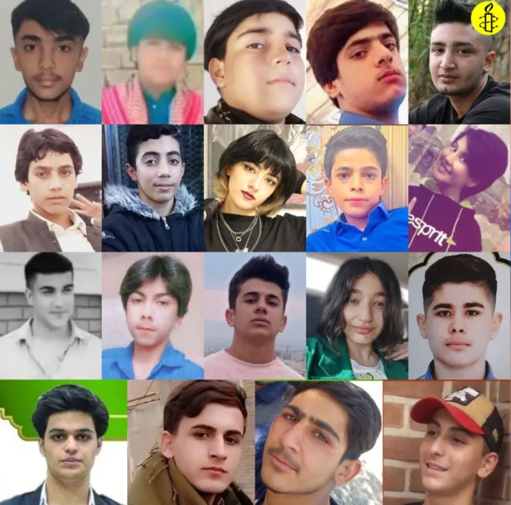 Неповноліті, яких вбили в Ірані