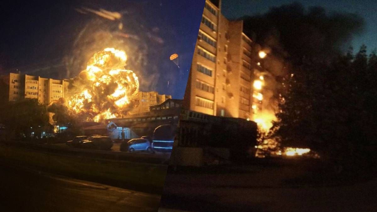 У Єйську впав літак - могли загинути 10 людей У Єйську впав літак - могли загинути 10 людей