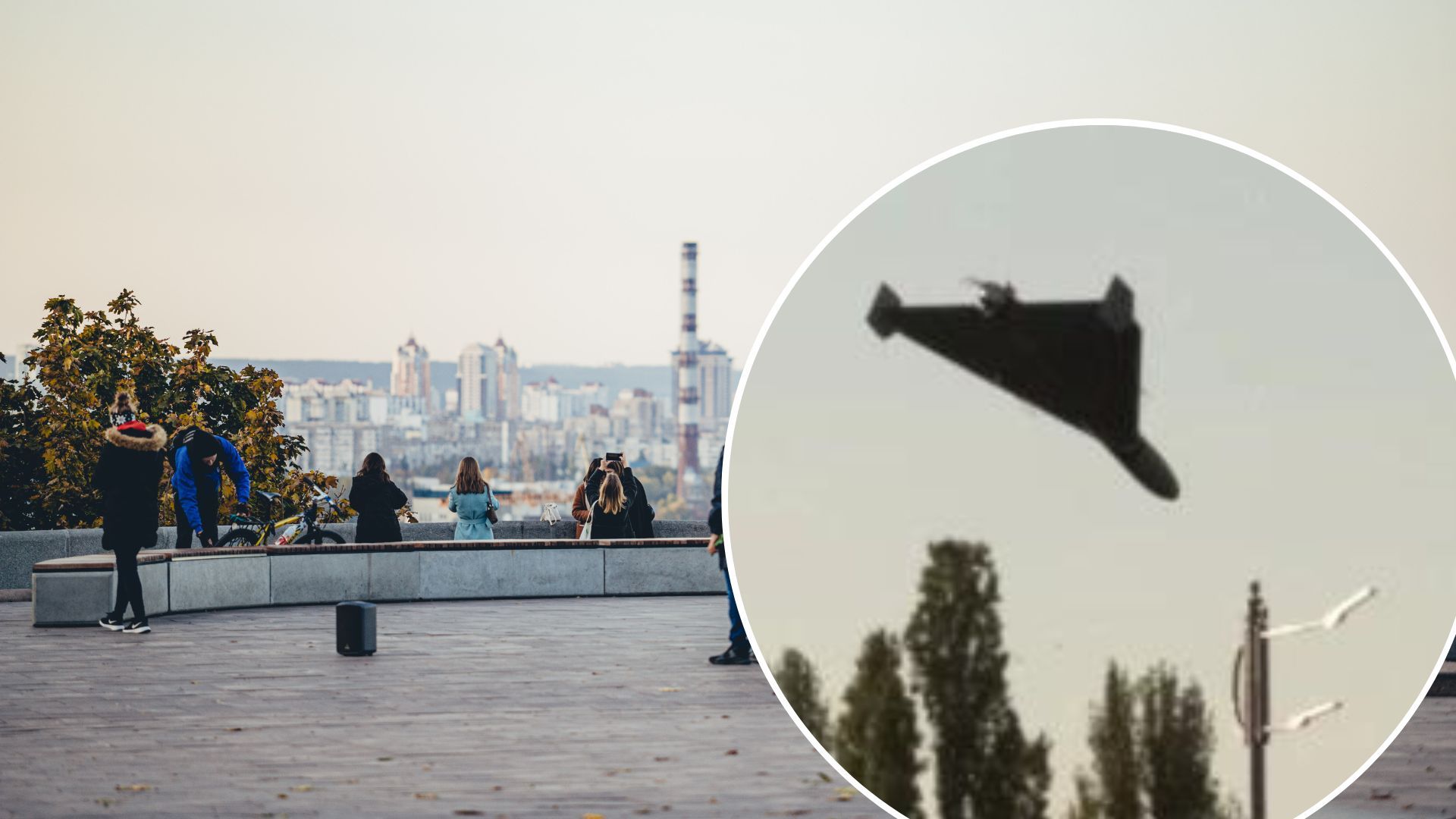 Дроны-камикадзе вечером 17 октября снова атаковали Киев - их сбила ПВО Дроны-камикадзе вечером 17 октября снова атаковали Киев - их сбила ПВО