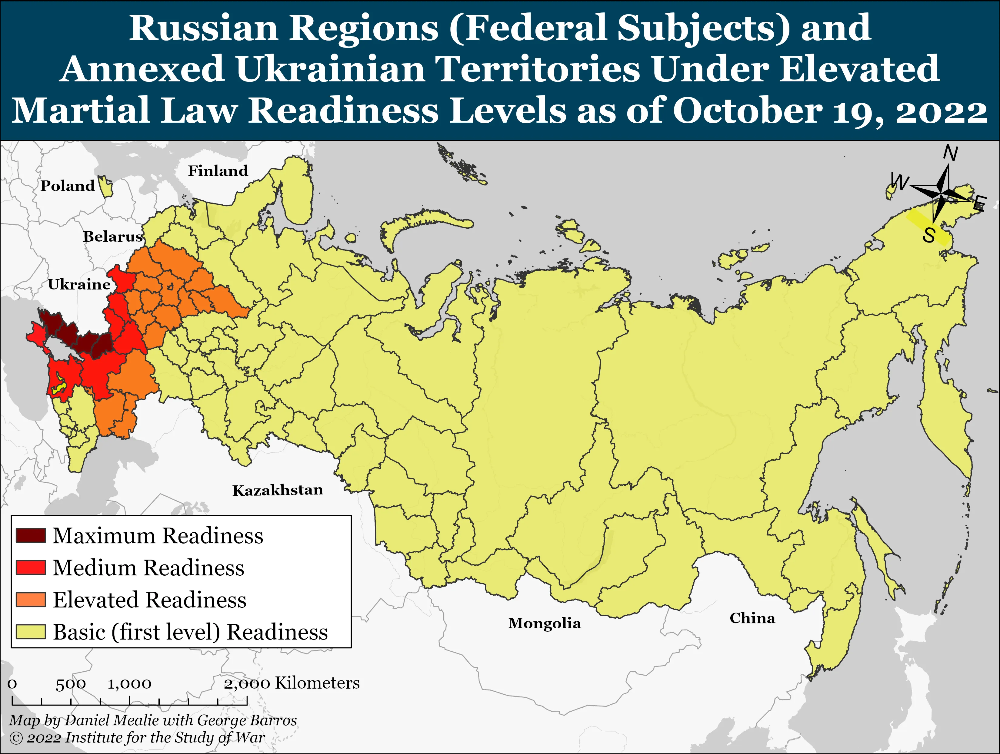 Карта России и оккупированных территорий Украины