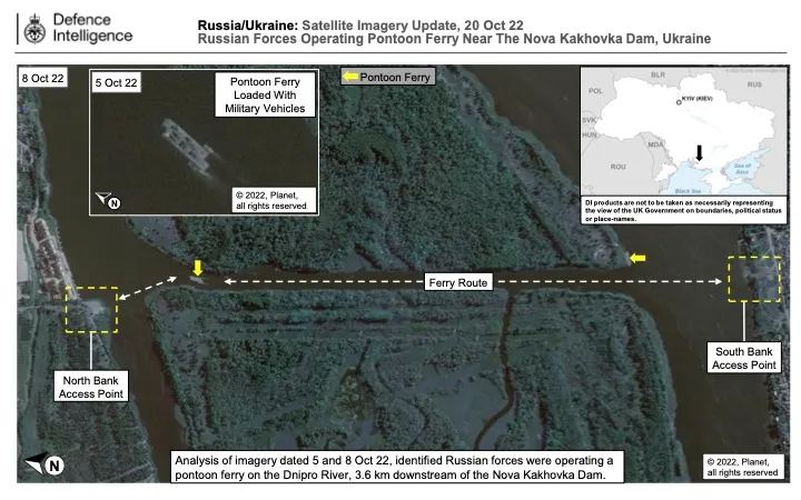 Який шлях відступу можуть використати росіяни у Херсоні Який шлях відступу можуть використати росіяни у Херсоні