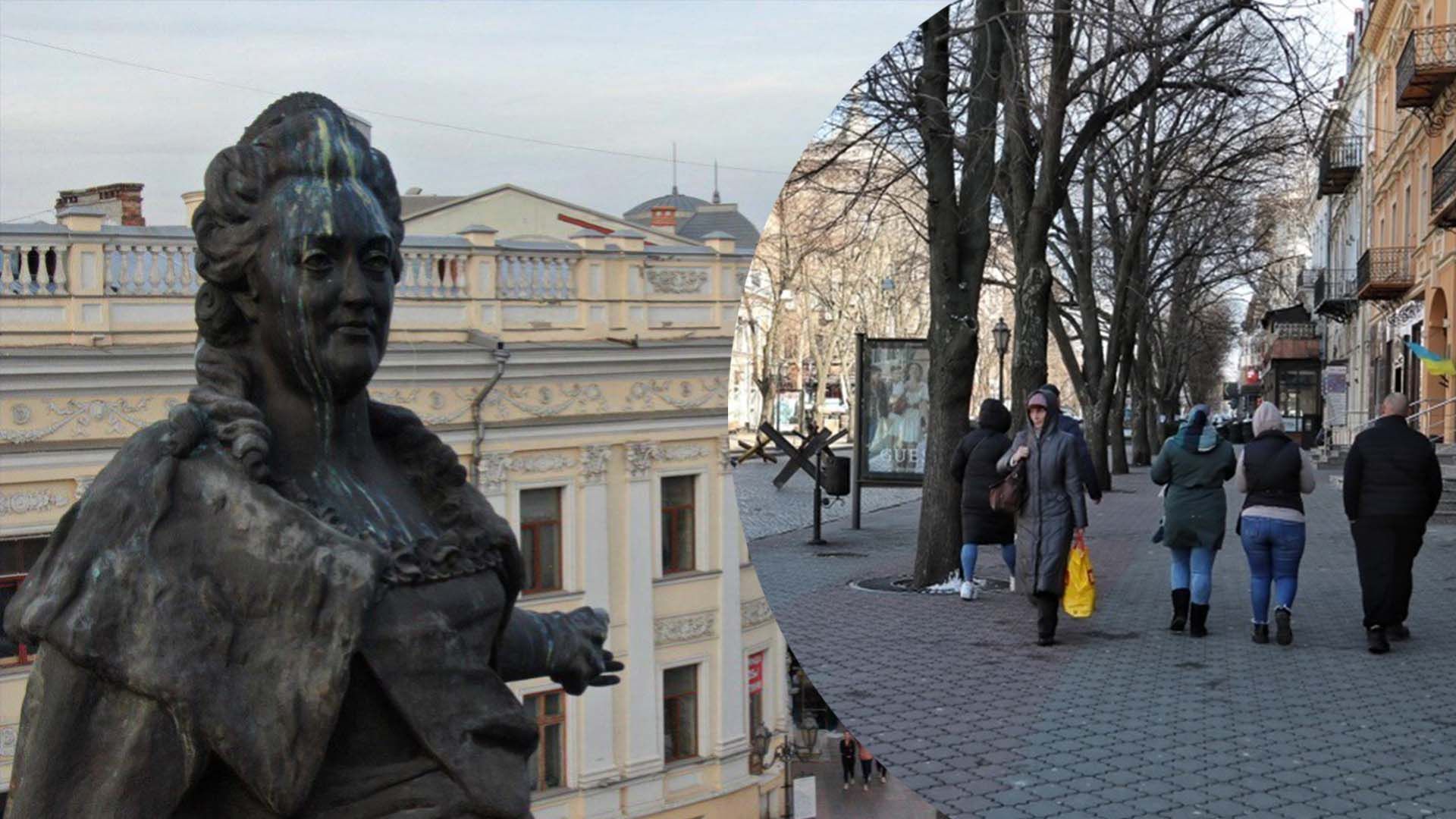 Одесити голосували через пам'ятник Катерині ІІ