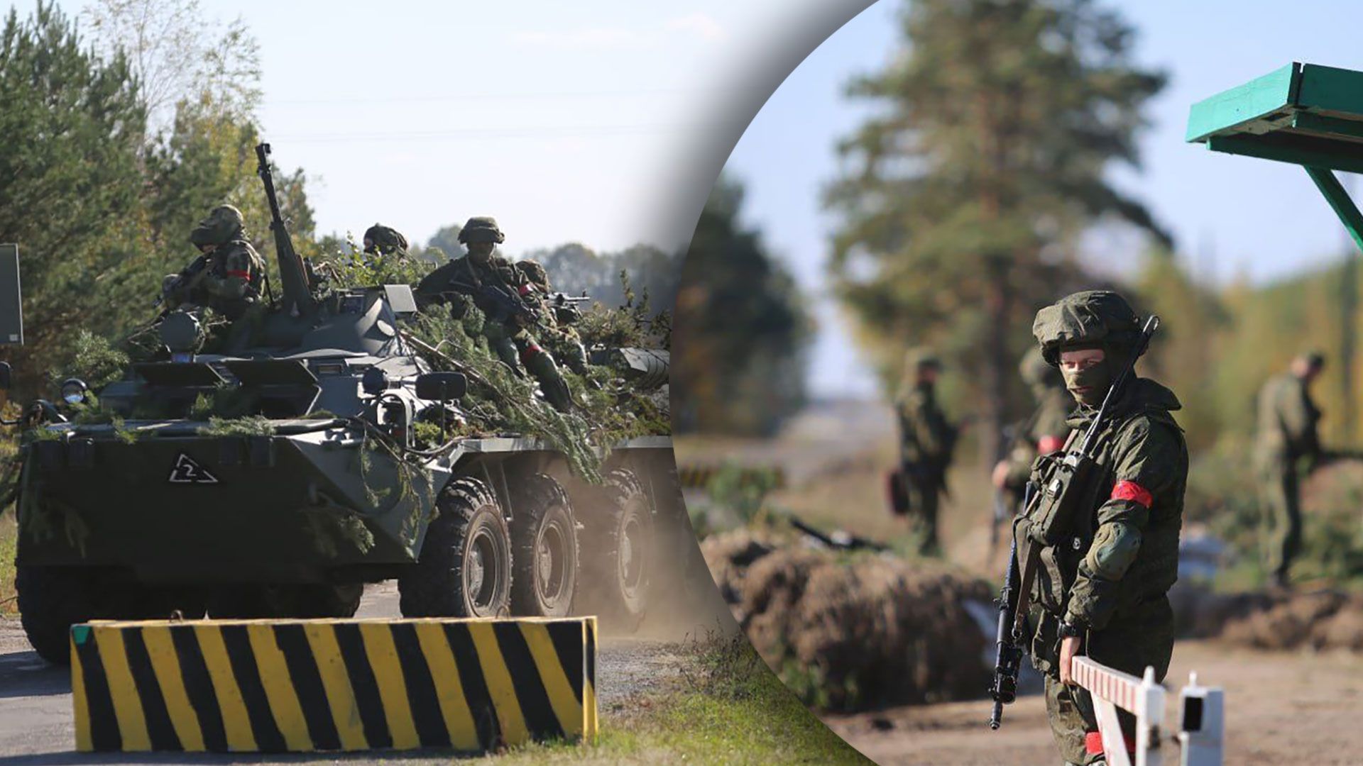 Двійка в трикутнику - у Білорусі помітили техніку з новим тактичним знаком - 24 Канал Двійка в трикутнику - у Білорусі помітили техніку з новим тактичним знаком - 24 Канал