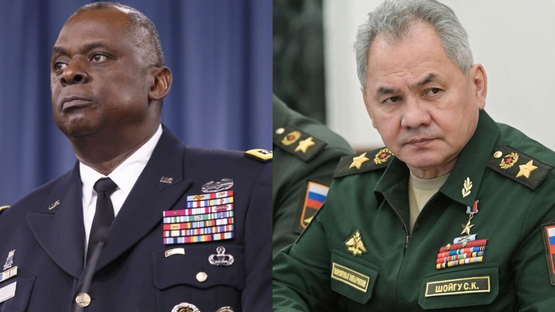 Остін поговорив з Шойгу Остін поговорив з Шойгу