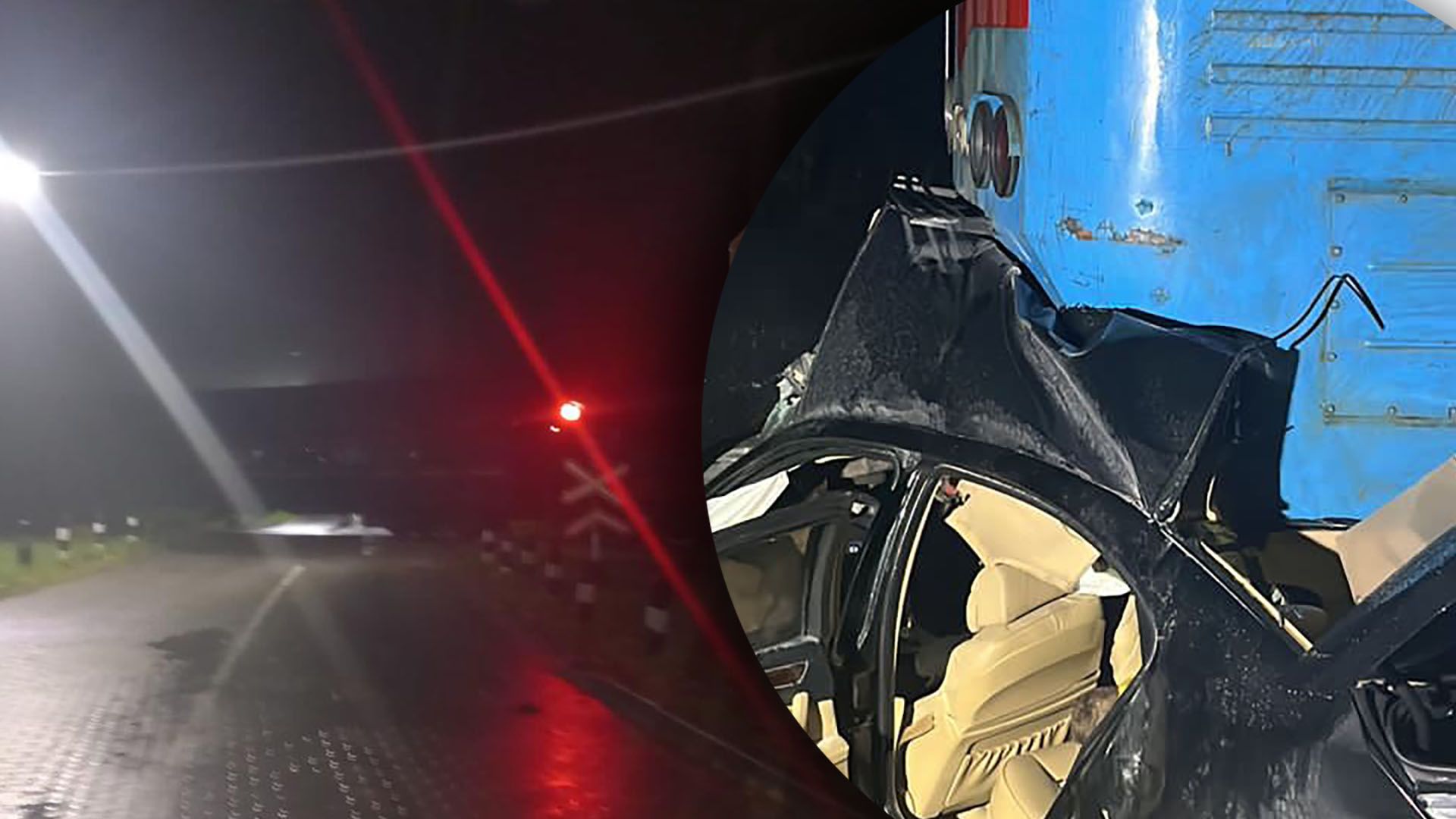 У Львівські області легковик зіткнувся з потягом У Львівські області легковик зіткнувся з потягом