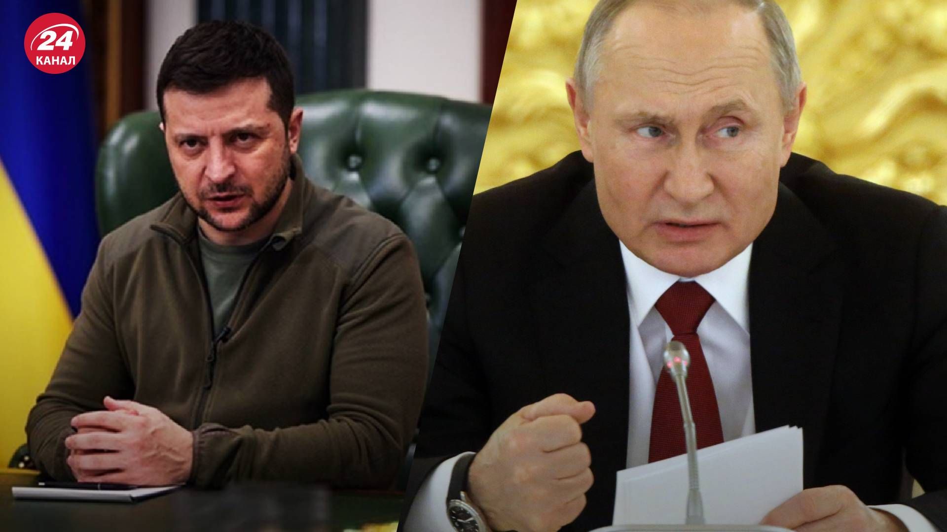 Зеленський відмовився вести будь-які переговори, поки при владі Путін Зеленський відмовився вести будь-які переговори, поки при владі Путін