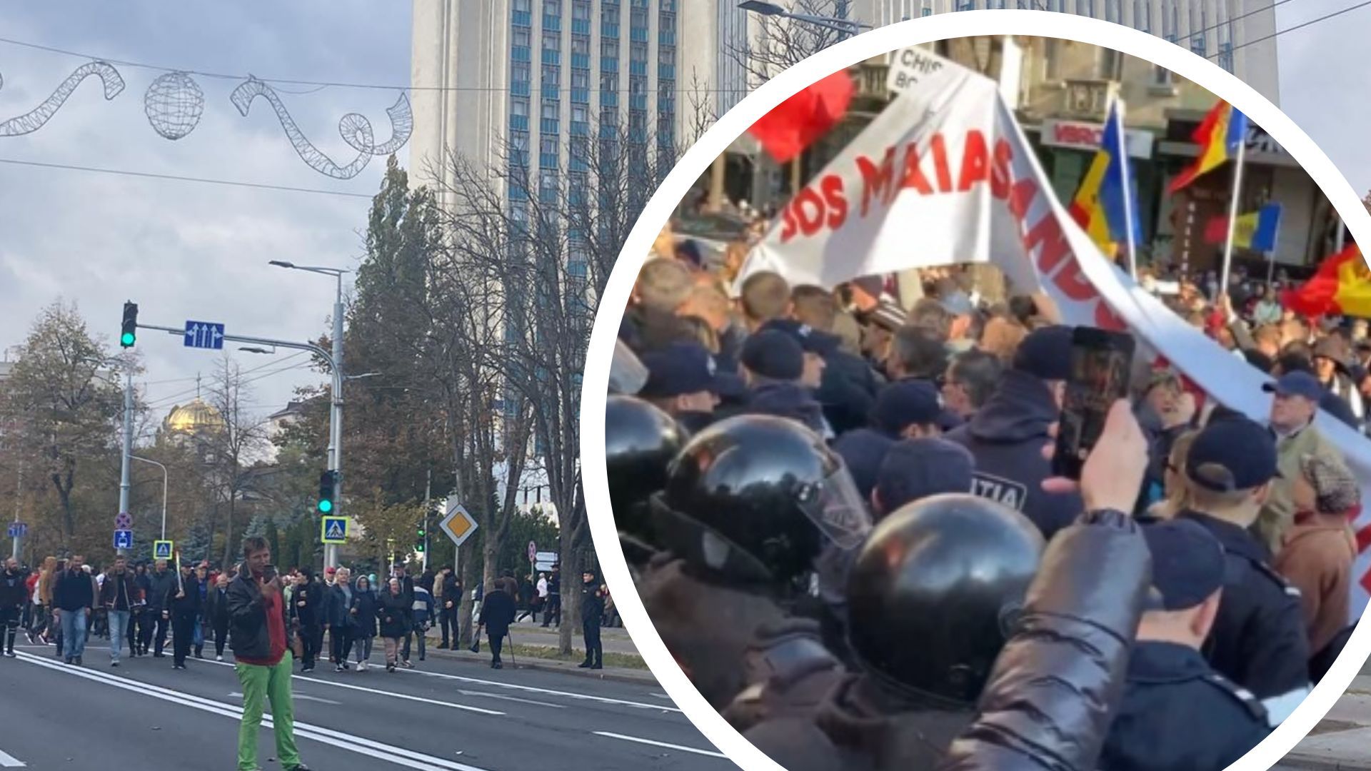 В Молдове снова протесты