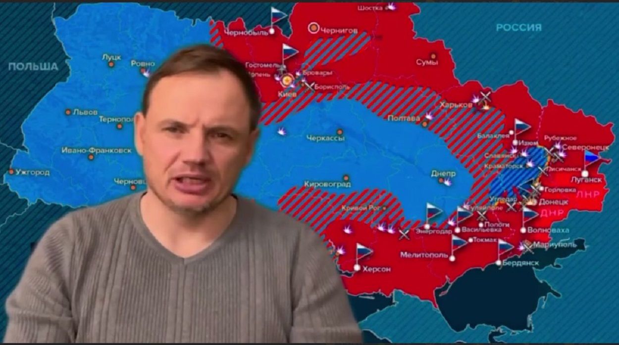 Колаборант Стрємоусов оприлюднив карту України з "захопленими" Києвом, Черніговом і Сумами - 24 Канал