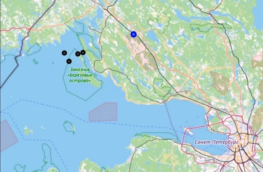 Вибухи Фінська затока Північний потік Балтійське море 