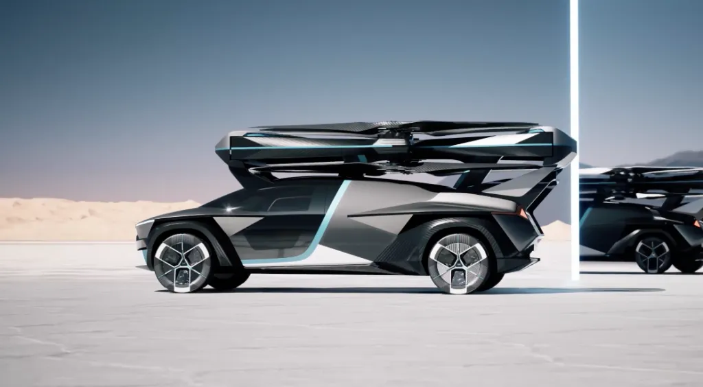 Шосте покоління літаючого автомобіля eVTOL Шосте покоління літаючого автомобіля eVTOL