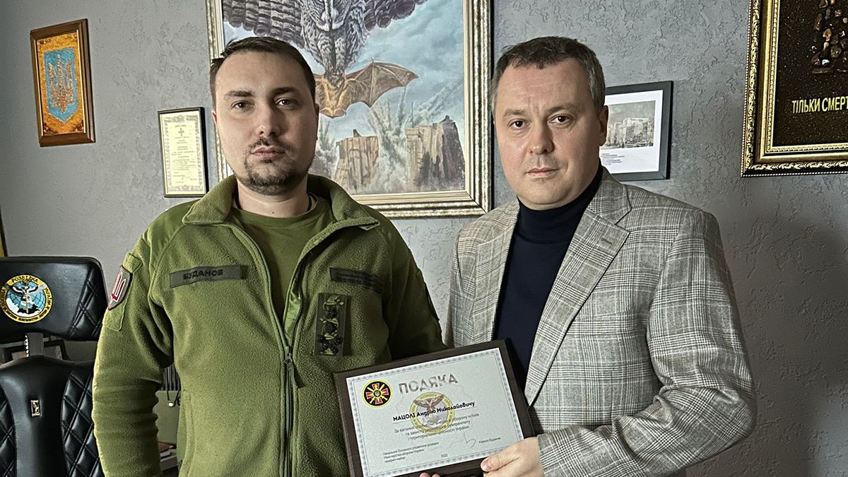 Підприємець та меценат Андрій Мацола отримав подяку від Кирила Буданова