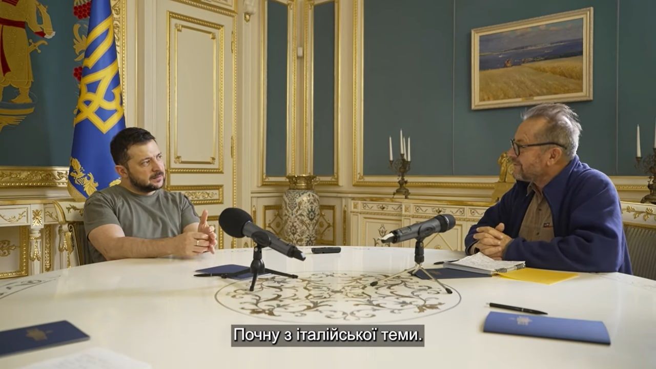 Президент Зеленський дав потужну відповідь на запитання італійського журналіста Президент Зеленський дав потужну відповідь на запитання італійського журналіста
