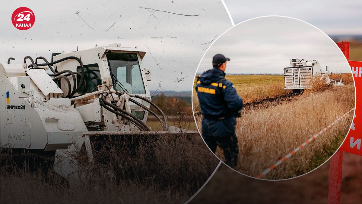 Харківську область розміновує Armtrac 400 - 24 канал Харківську область розміновує Armtrac 400 - 24 канал