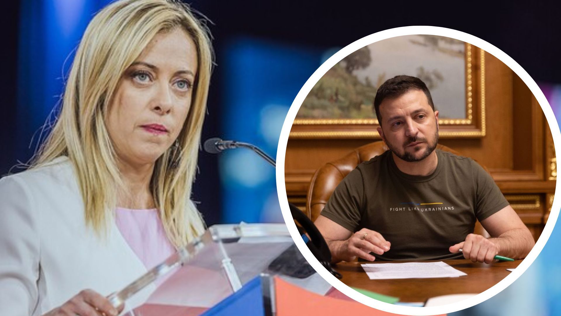 Зеленский пригласил Мелони в Украину Зеленский пригласил Мелони в Украину