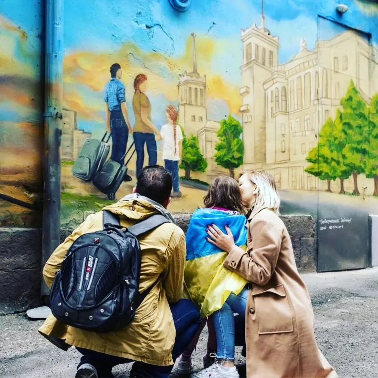 Елена с семьей Елена с семьей