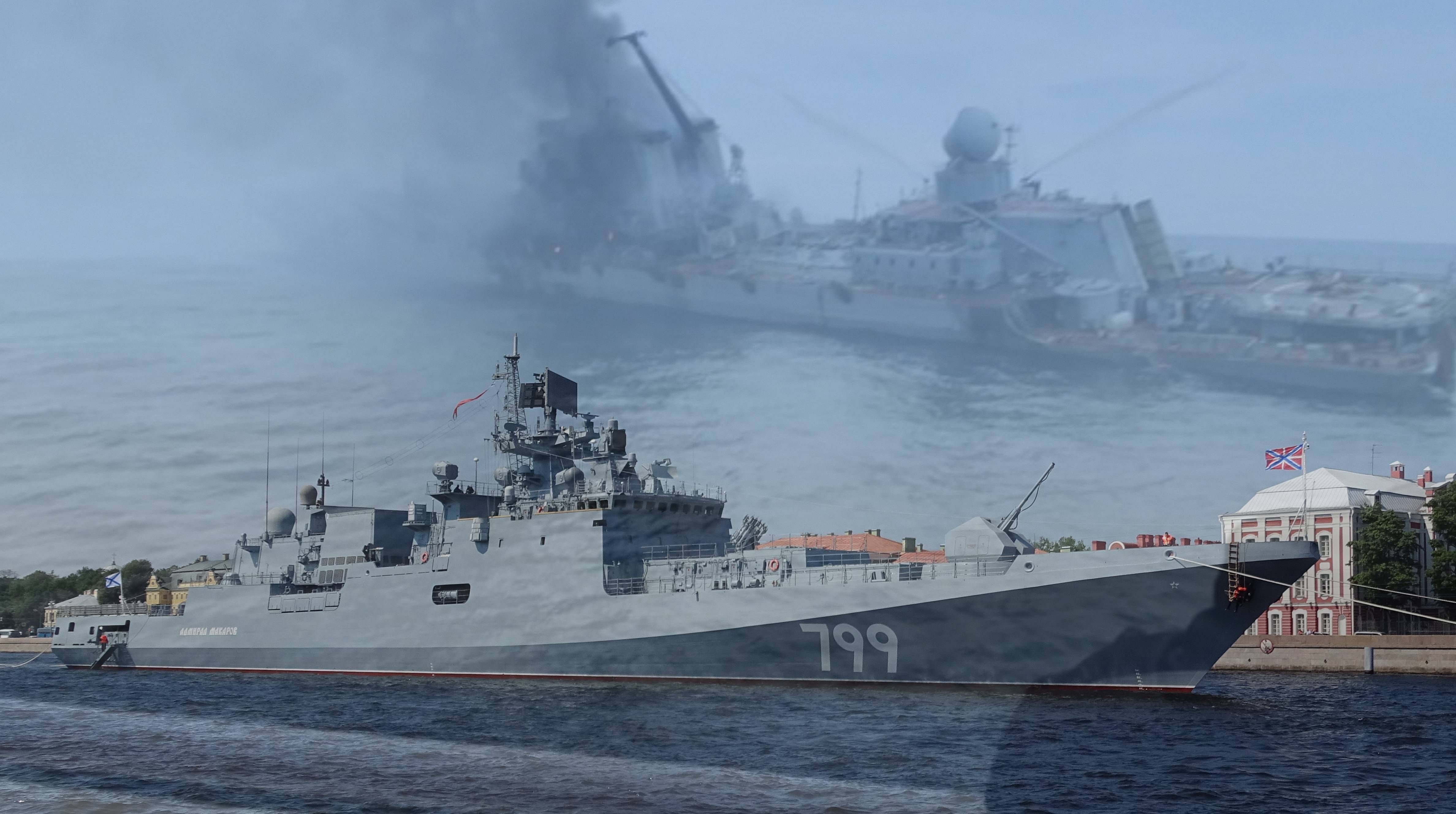 Адмірал Макаров - що відомо про фрегат, який ймовірно пошкоджений через вибухи