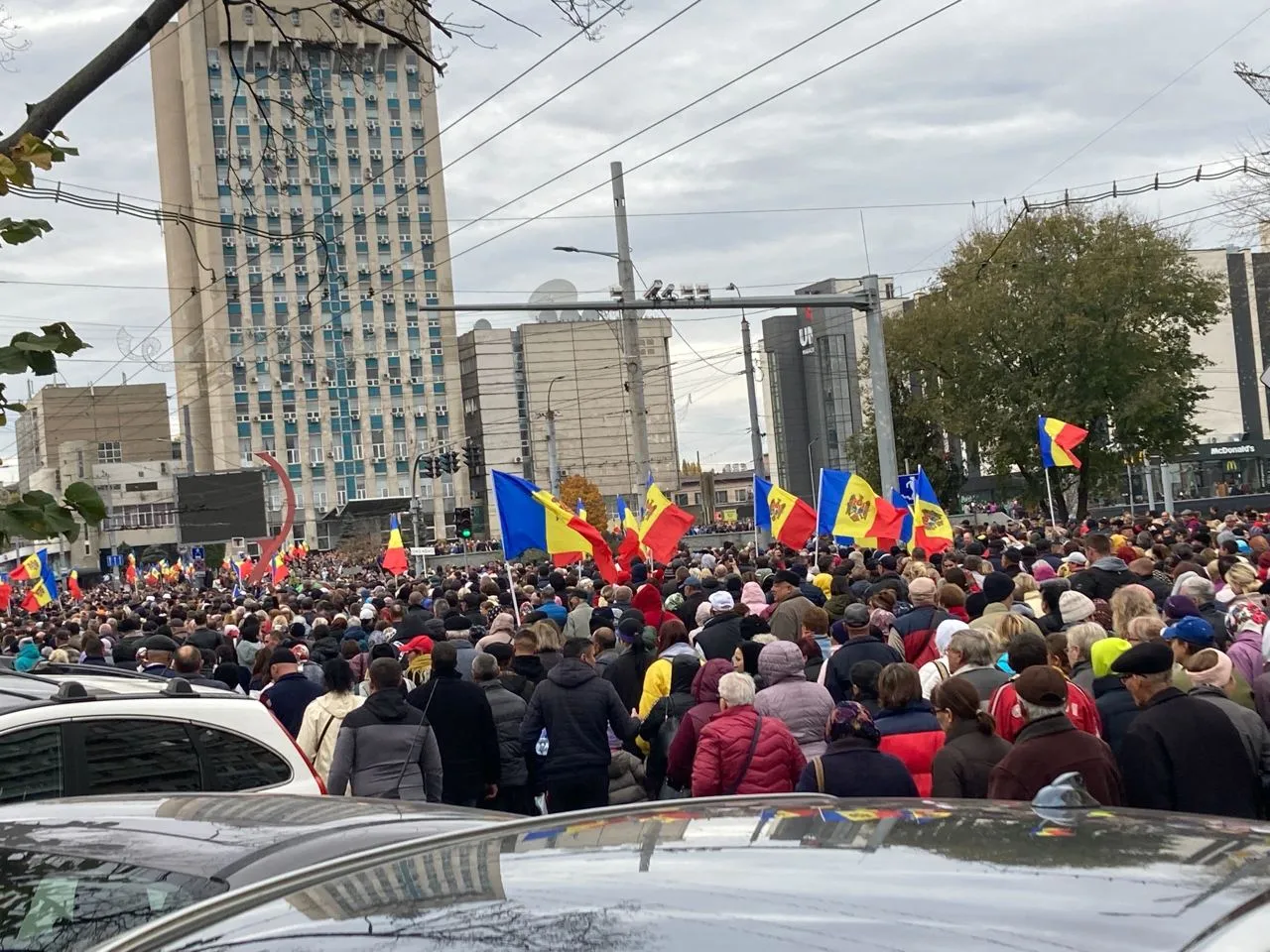 протест в Молдове